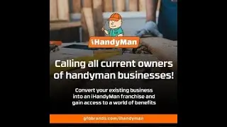 iHandyMan Franchises, affordable home based business. No experience needed!