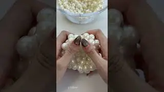 DIY Giant Pearl Ball&mdash;So Satisfying 💆🏻&zwj;♀️✨