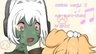 ꔫ⠀࣪.【speedpaint-zawbie and maro-chan!】﹕🍮🥄