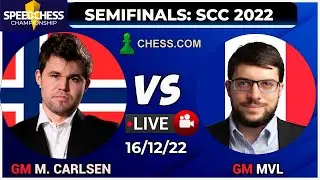 SEMIFINALS | Magnus Carlsen vs Maxime Vachier-Lagrave | Blitz, Bullet chess | SCC 2022  | 16/12/22