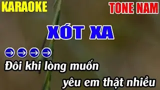 Xót Xa Karaoke Tone Nam Karaoke Lâm Nhạc Sống - Beat Mới