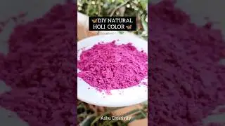 DIY NATURAL HOLI COLOR |Skin-friendly holi colour at home 🥳 #shorts #trending #viral #holi