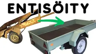Ruostekärryn pelastaminen osa 4: maalaus ja valmis kärry