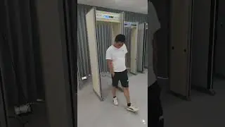 high sensitivity walk through metal detector/door frame metal detector