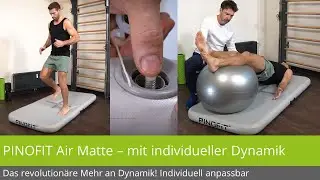 PINOFIT Air Matte &ndash; gro&szlig;e luftgef&uuml;llte Matte &ndash; individuelle Dynamik &ndash; alle Trainingstypen | PINOFIT