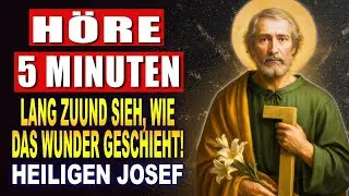NUR 1 MAL! 💸 GEBET ZUM HEILIGEN JOSEF &ndash; DEIN GELDWUNDER KOMMT IN 24 STUNDEN!