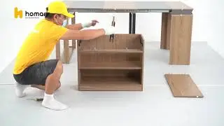 Installation Guide | Modern Extendable Dining Table Rectangle Sideboard Walnut & Gray