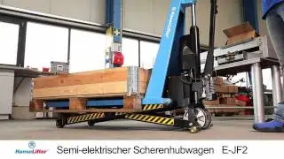 HanseLifter Semi-elektrischer Scherenhubwagen E-JF2