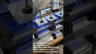 Automatic Self Sticky Hook Assembling Making Machine