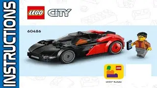 LEGO City 60486 EV Supercar - Step by step Instructions ⚡🏎️