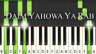 Daim Yahowa Ya Rab | Zaboor 9 (Psalm 9) | Easy Piano Tutorial