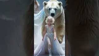 Ice & Elegance | A Dreamlike Runway Fantasy #fantasy #shortvideo