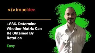 Determine Whether Matrix Can Be Obtained By Rotation | LeetCode 1886 - Python