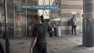 Crisis in Kensington and Allegheny Ave SEPTA Station Today