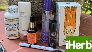 РАСПАКОВКА IHerb В ИСПАНИИ🇪🇸СРЕДСТВА ДЛЯ ЛИЦА И ВОЛОС💆‍♀️