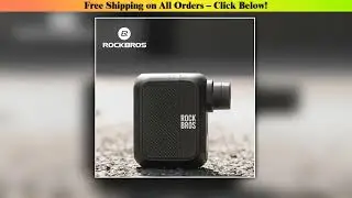 ROCKBROS Bike Pump Mini Portable Electric Air Pump 100PSI 5V Type-C Rechargeable