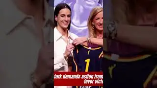 caitlin clark demands action from wnba commissioner after fever victory.