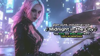 Full AI Creation: Midnight in the City (Glam Punk &times; Industrial Rock)