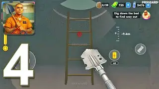 Prison Escape: Dig & Run - Gameplay Walkthrough Part 4 - Escape From Prison (iOS, Android)