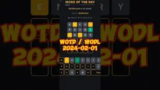 Word Of The Day! WOTD / WODL. Binance Theme: STABLECOINS. 5 Letters One Word. 2024-02-01.