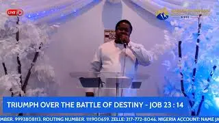 TRIUMPH OVER THE BATTLE OF DESTINY PT.2 - SUNDAY GLORY SERVICE / 1/18/2026