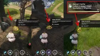 Spellbreak - Collect 3 Hidden Magic Stockpiles in Witgrave | Secret Cache Story Quest Chapter 2