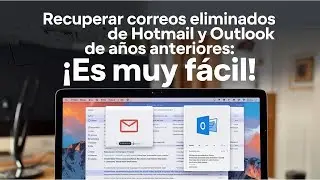 Recupera tus correos eliminados de Hotmail - Outlook FACIL sin programas 2024