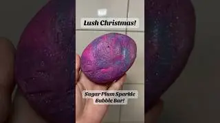 LUSH SUGAR PLUM SPARKLE BUBBLE BAR 💖 ✨