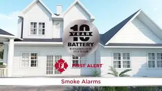 First Alert 10-Year Sealed Battery Smoke Alarms