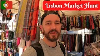 Lisbon Market Hunt! Portuguese Breakfast Food Street Shopping Urban Exploration! Travel Vlog 29 🇵🇹