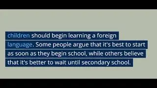 When is the Best Time to Learn a Foreign Language? IELTS Writing Task 2