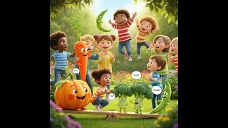 🥕 Healthy Veggie Song for Kids 🎵 | Happy Veggie Club | Fun Learning Cartoon
