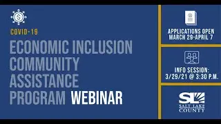 WEBINAR: Salt Lake County Economic Inclusion Community Assistance Program (EICAP)