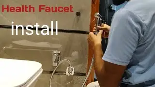 Health faucet installation