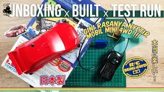 Unboxing - Rakit - Test Run Mobil Langka, Tamiya R/C Mini 4WD [ミニ四駆] Evo VII WRC [Bisa Pake Remote}