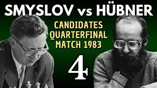 Vasily Smyslov vs Robert H&uuml;bner | Candidates Quarterfinal Match 1983 | Round 4