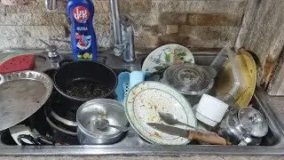 Dishwashing ASMR – Quiet Night Cleanup – Pure Water Relaxation
