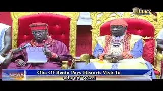 Oba of Benin pays historic visit to Olu of Warri