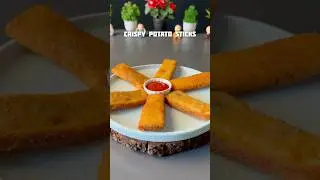 Crispy potato sticks recipe #shorts #potato #bread #recipe