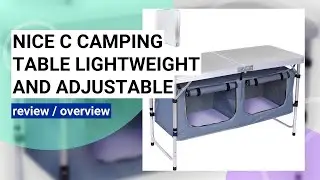 Review: Testing the Versatile Nice C Camping Table for Outdoor Adventures!