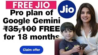 ₹35000 का Google Gemini Pro FREE! | Jio Offer 18 Months Pro Plan | ऐसे Claim करें (Full Guide) 