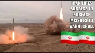 Iran fires 16 surface-to-surface ballistic missiles to warn Israel.