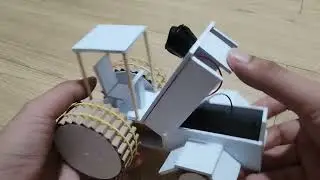 DIY Cardboard Tractor Tutorial