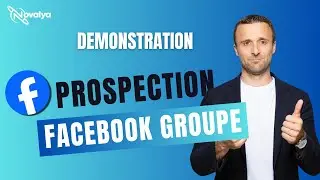 How to Find Clients in a Facebook Group | Novalya Demonstration