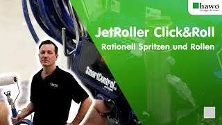 Graco JetRoller Click&Roll - rationell Farbe spritzen und rollen, ohne st&auml;ndiges Reinigen der Walze