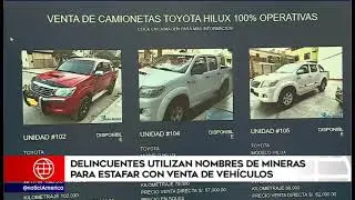 estafas   venta de vehiculos de una minera