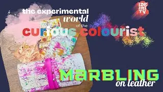 Marbling on Leather