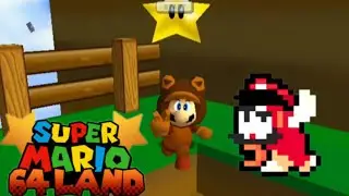 El tanooki en mario 64? Jugando Mario 64 land