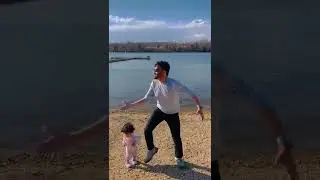 #Arabickuthu #shorts Holi Dance fun by Amit Somani with daughter Anaisha at a Park