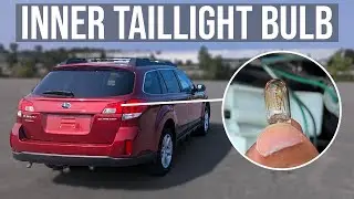 How to Replace Inner TailLight Bulb - Subaru Outback (2009-2014)